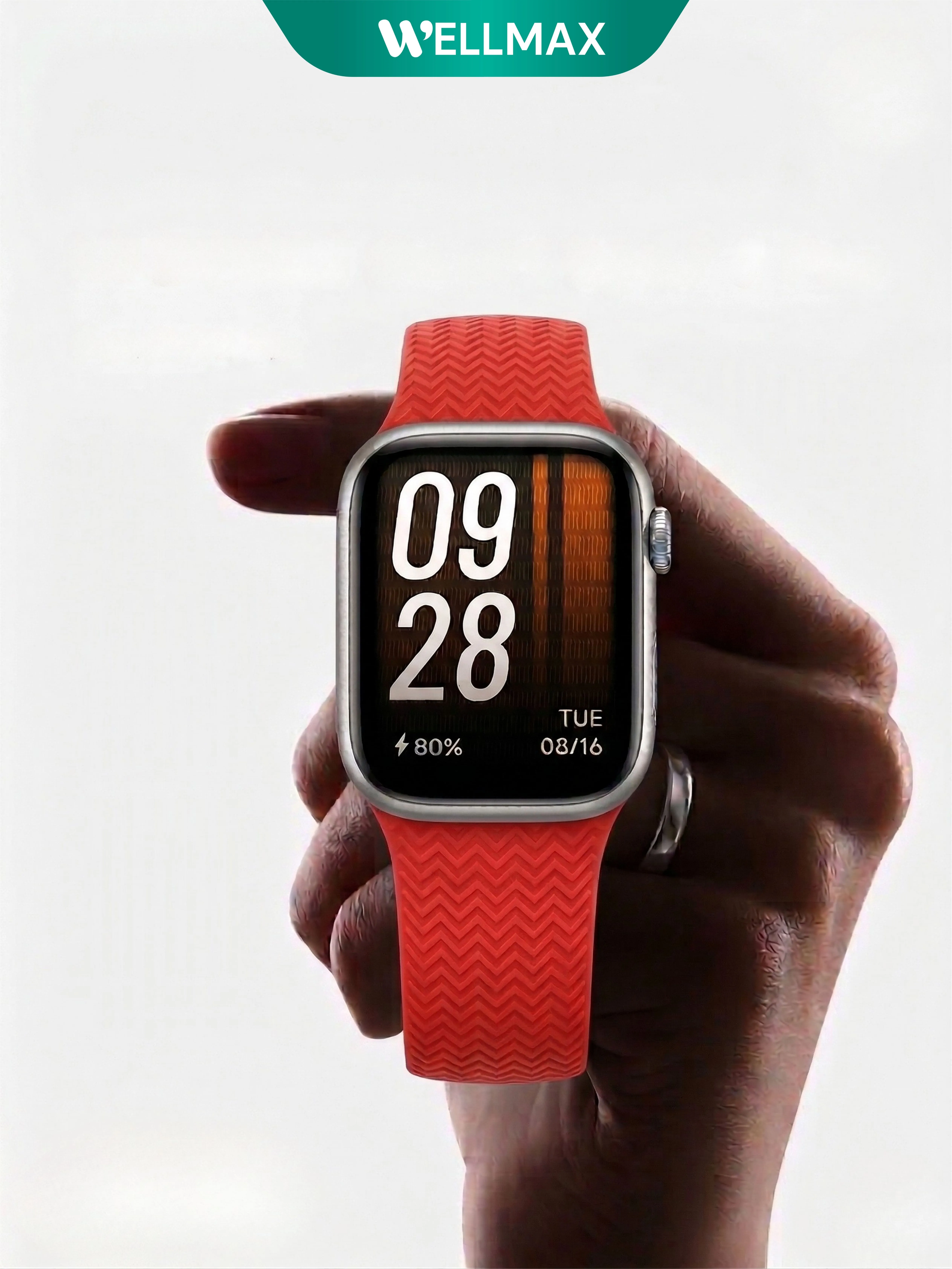 Smart Watch with 7+1 Bands Bluetooth Calling Fitness Tracker Touch